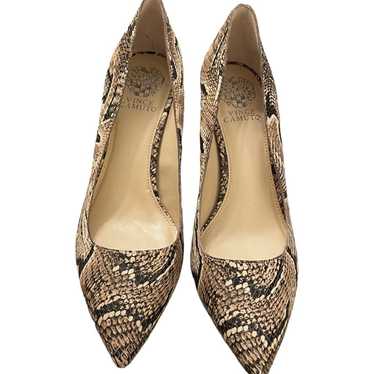 9 1/2 NWOT VINCE CAMUTO Leather Snakeskin Stilleto