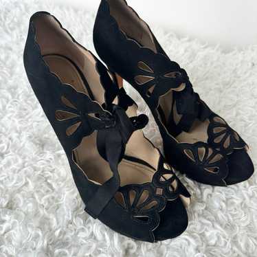 Joan and David Suede Pumps 10