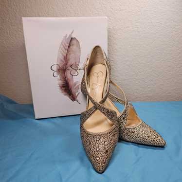 Jessica Simpson Champagne Accile Pump Size 8