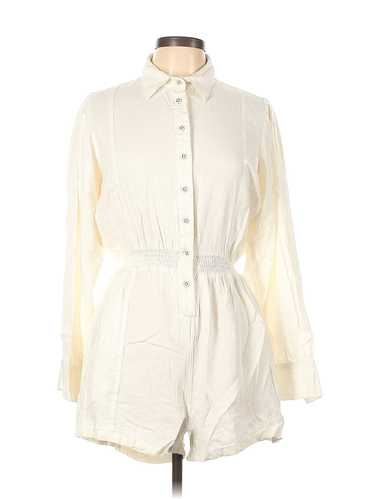 WeWoreWhat Women Ivory Romper L