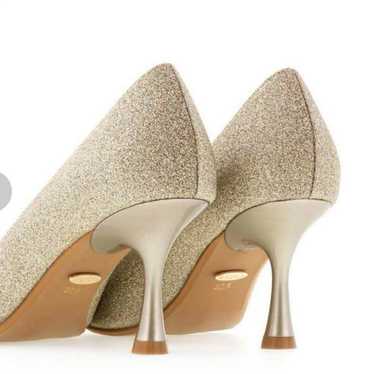 RANDA Rhinestone Buckle Glitter Pumps for Wedding… - image 1