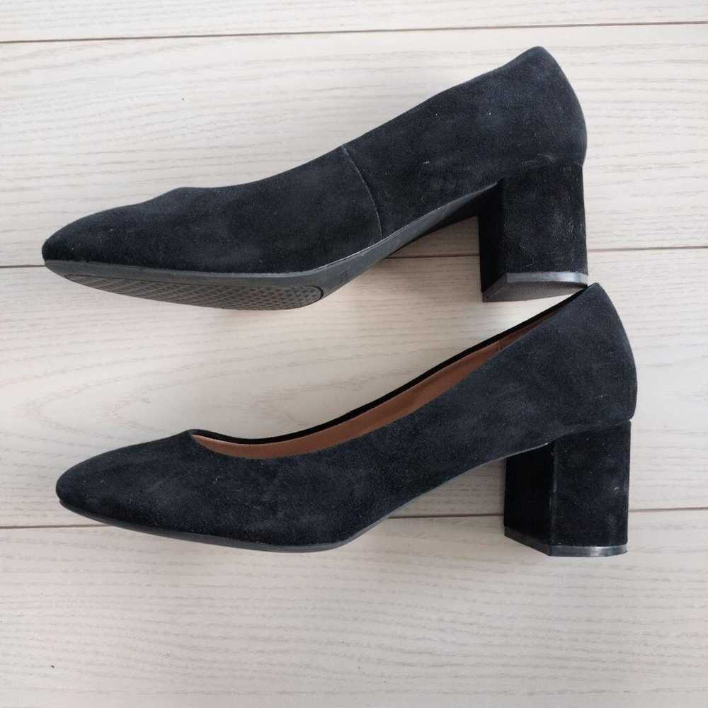 US11, 27cm, black suede pumps. - image 8