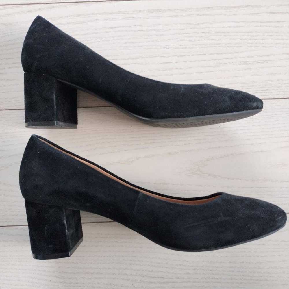 US11, 27cm, black suede pumps. - image 9