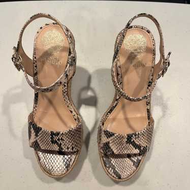 Leather Vince Camuto Snakeskin Sandles