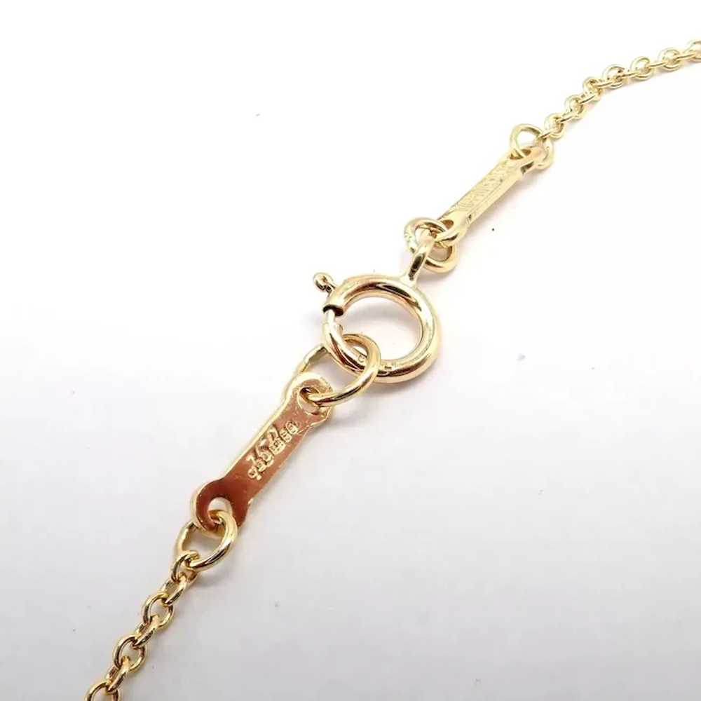 Authentic! Tiffany & Co Peretti 18k Yellow Gold L… - image 9