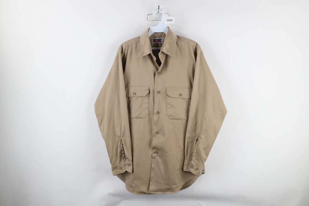 Vintage Vintage 70s Big Mac Workwear Collared But… - image 1