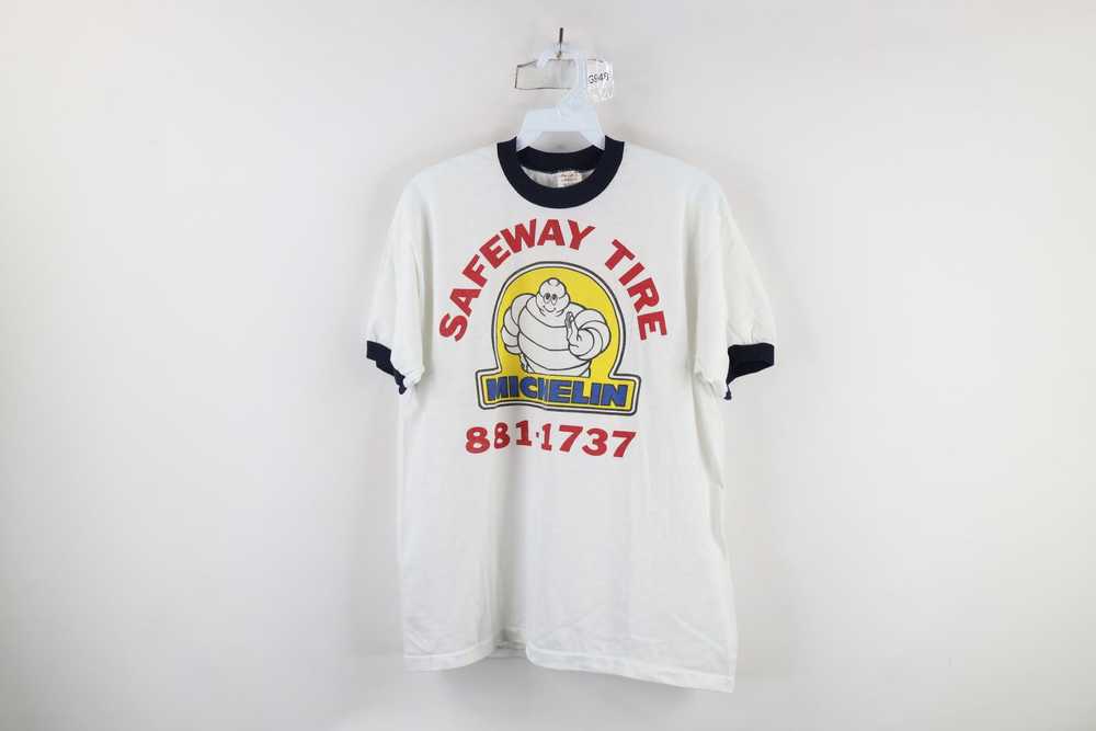 Vintage Vintage 70s Michelin Man Short Sleeve Rin… - image 1