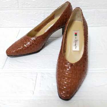 Brand New Ginza Kanematsu Mesh Leather Pumps