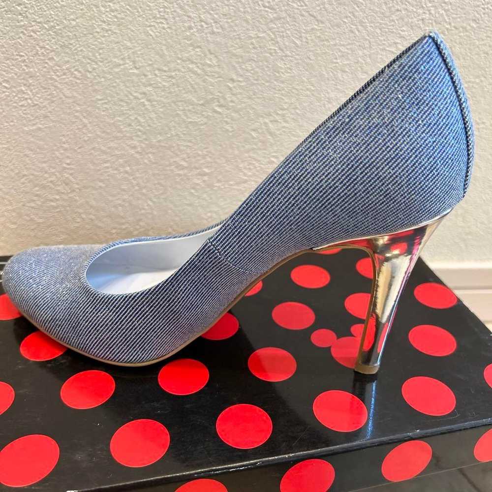 DIANA Disney Cinderella Pumps Blue Denim Style - image 11