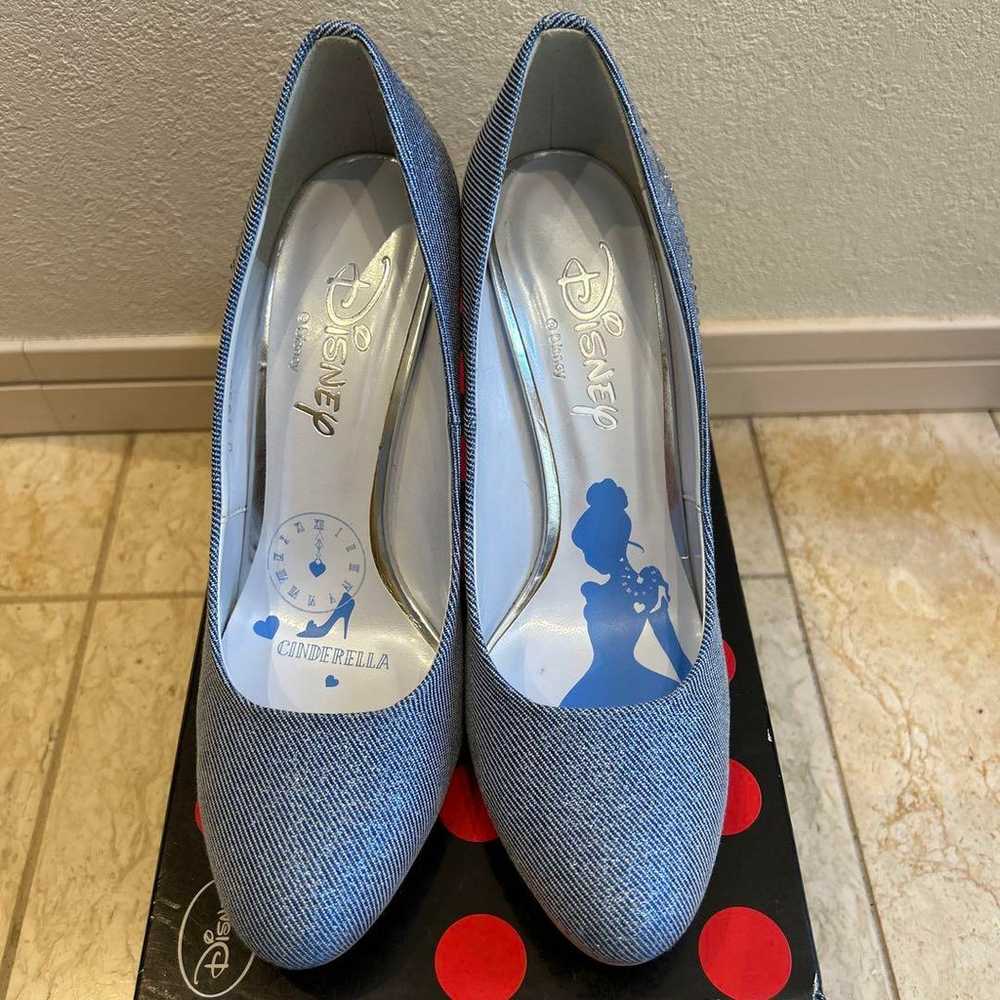 DIANA Disney Cinderella Pumps Blue Denim Style - image 1