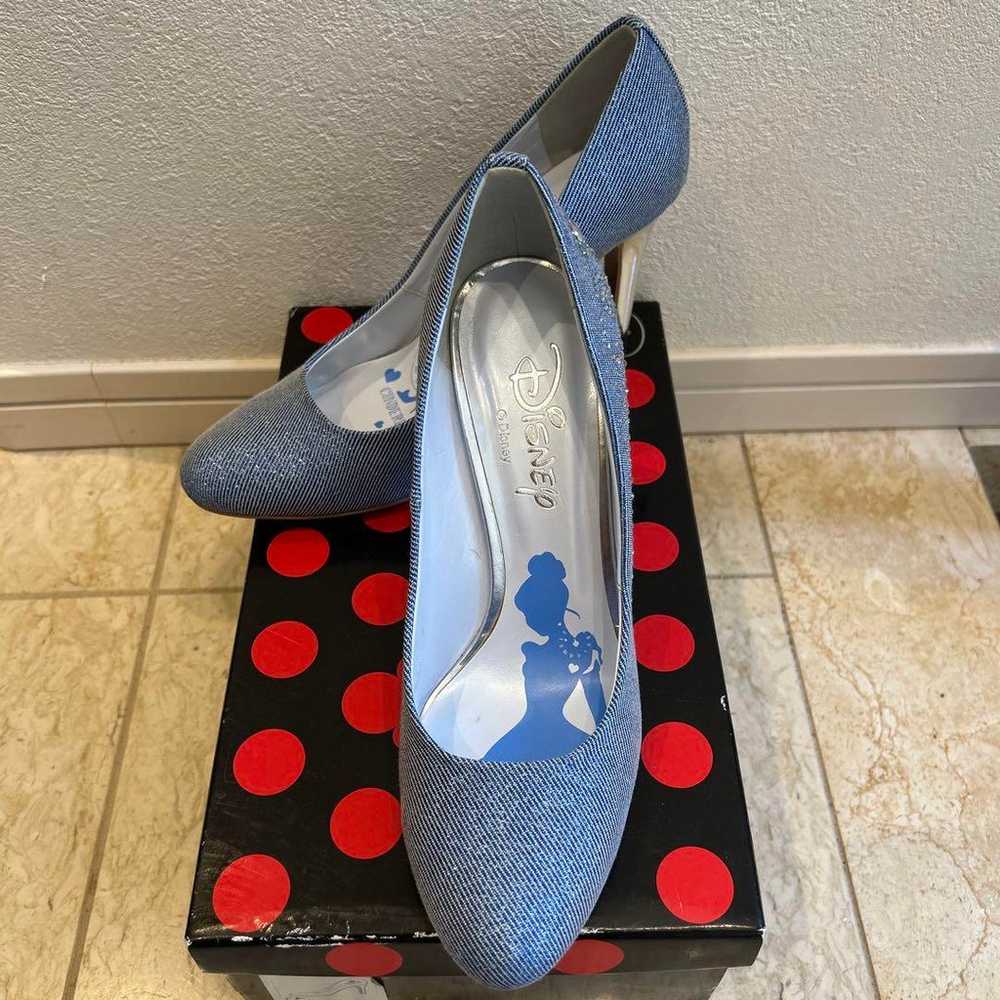 DIANA Disney Cinderella Pumps Blue Denim Style - image 2