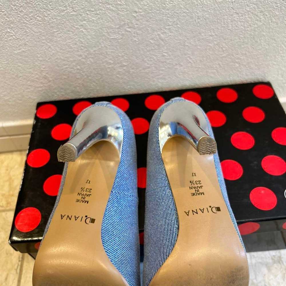 DIANA Disney Cinderella Pumps Blue Denim Style - image 9