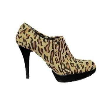 Stuart Weitzman Leopard Calf Hair Shootie