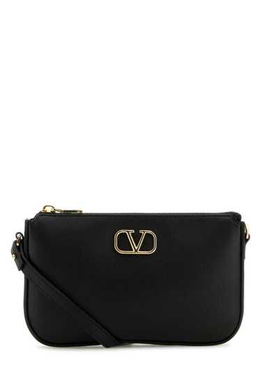 Valentino Garavani Black Leather Vlogo Crossbody B