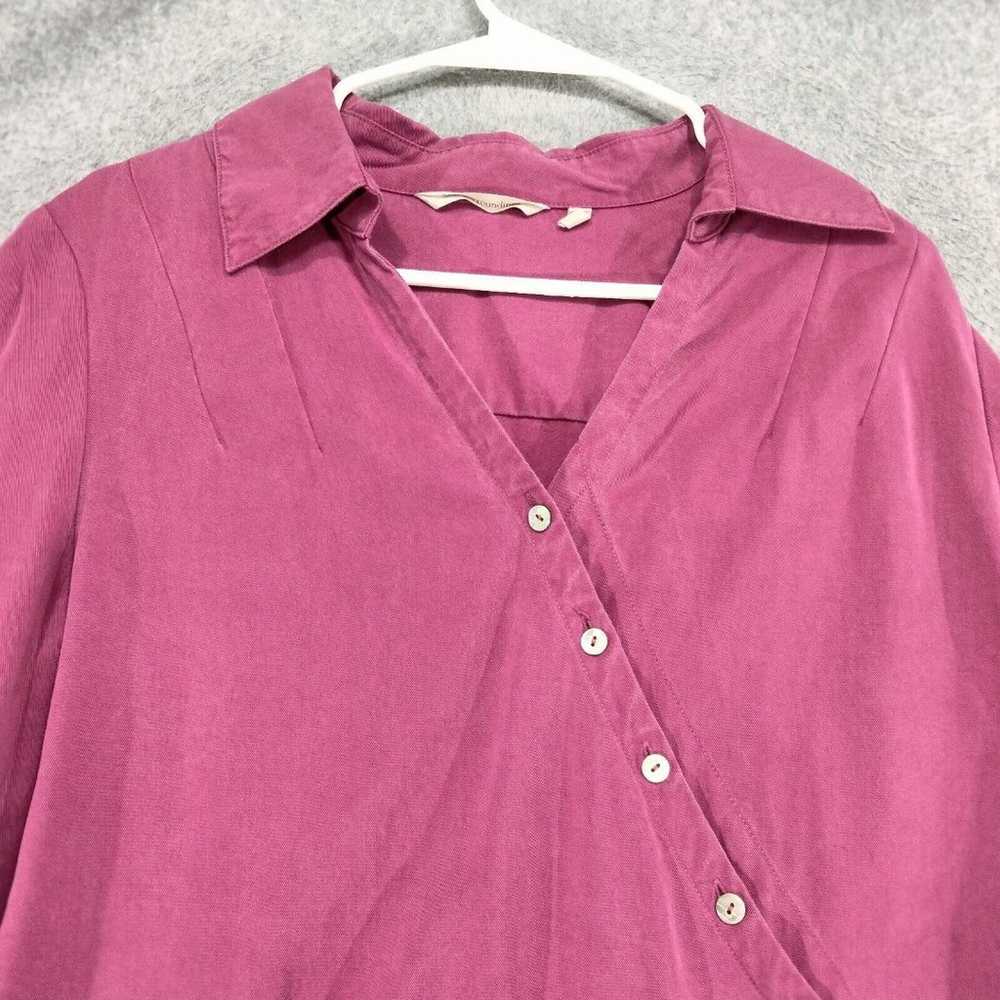 Soft Surroundings Tunic Top Womens Size M Magenta… - image 2