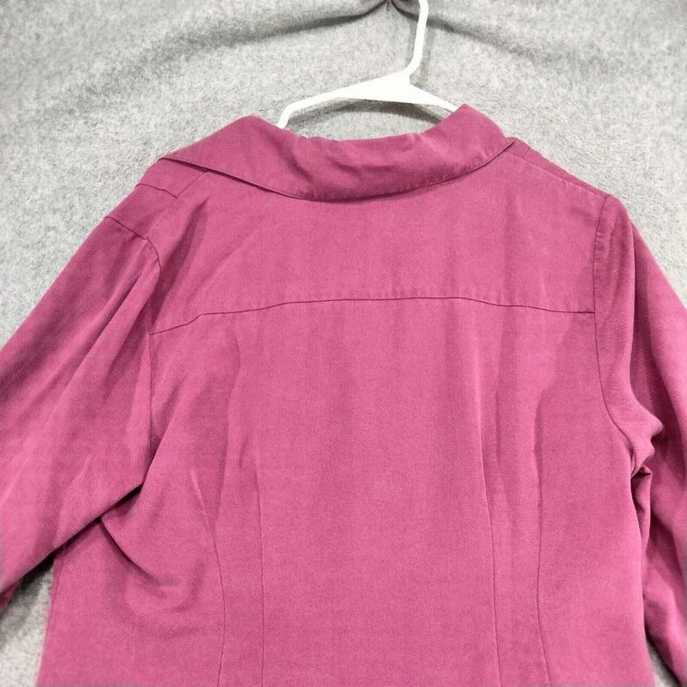 Soft Surroundings Tunic Top Womens Size M Magenta… - image 8