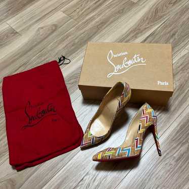 Christian Louboutin Multicolor Pumps with Storage… - image 1