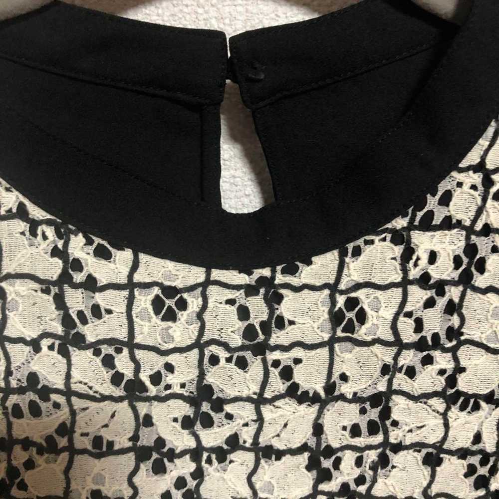 Jun V i S stand collar M blouse black - image 4