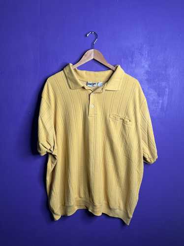 Vintage Vintage 90s King size textured polo shirt