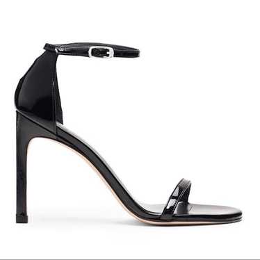 NWT Stuart weitzman nudist curve purchases sandal black patent leather