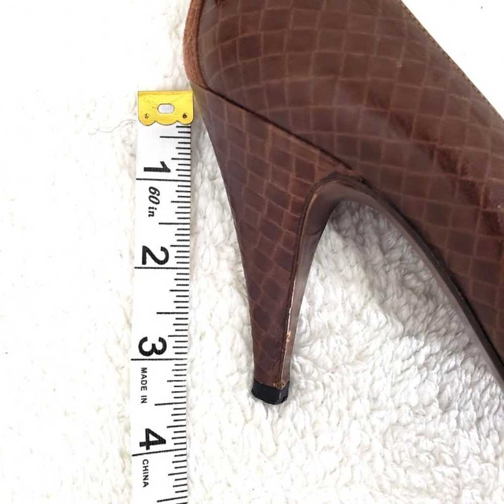 Fendi Woman's Sz 5 1/2 Brown Italian Stiletto Hee… - image 7