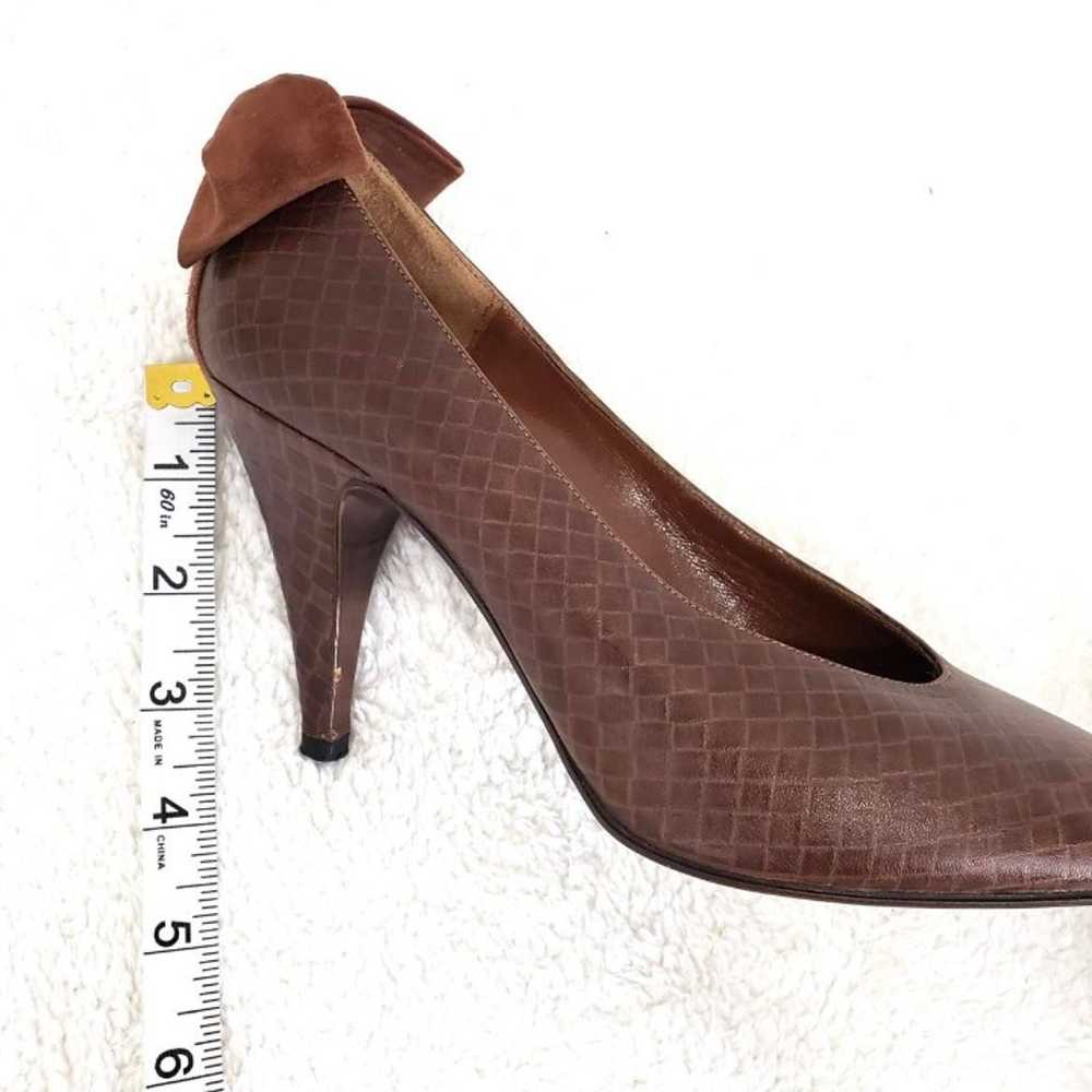 Fendi Woman's Sz 5 1/2 Brown Italian Stiletto Hee… - image 8