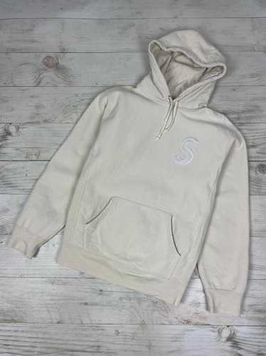 Luxury × Supreme Supreme Hoodie Big S Logo Beige L