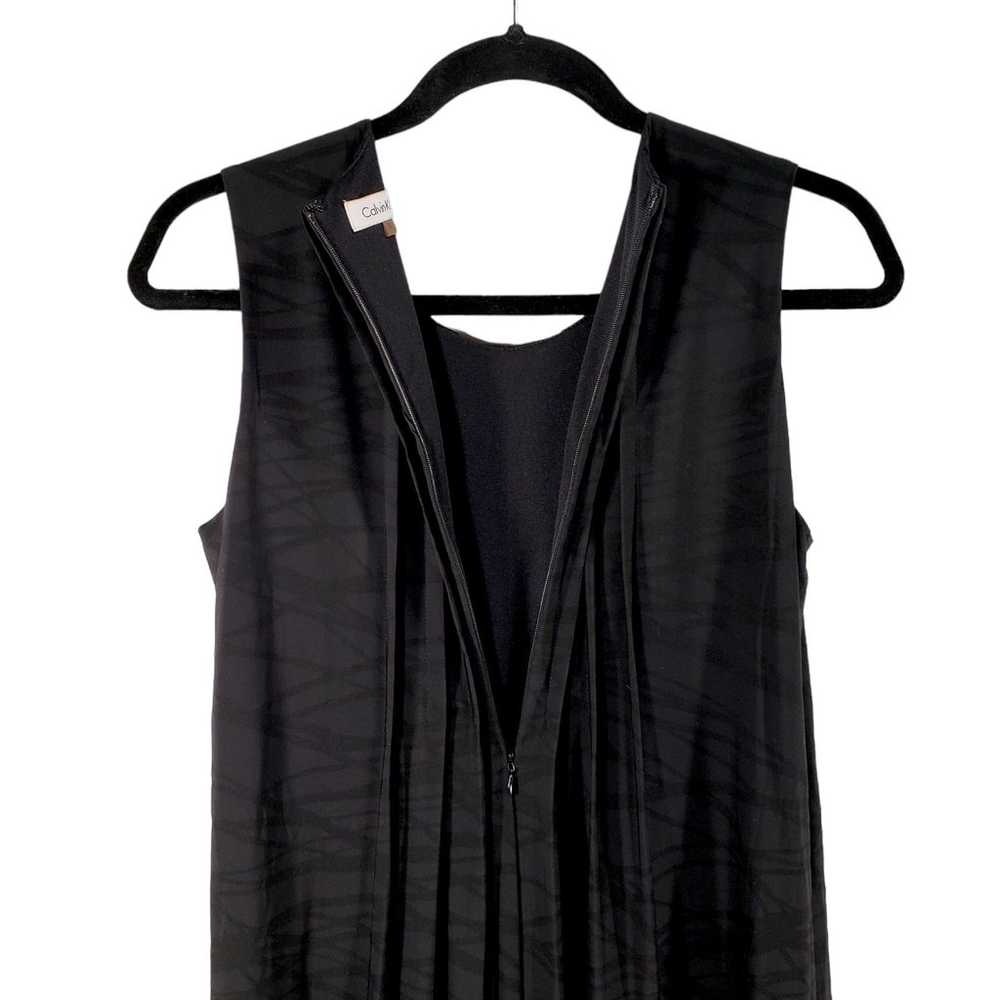 Calvin Klein Swing Dress Women S Black Sleeveless… - image 10