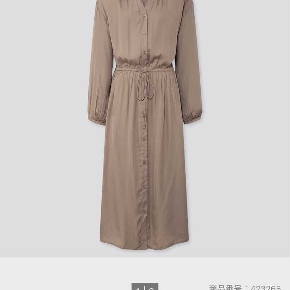 UNIQLO V-neck Long Shirt One-piece - image 1