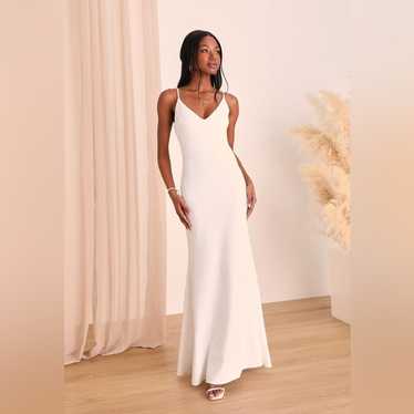 Lulus-Infinite Glory White Maxi Dress