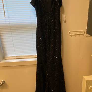 Black Sequence Prom Dress