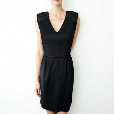 Banana republic black sheath dress