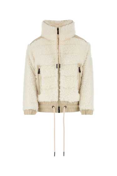 Moncler Grenoble White Teddy Jacket