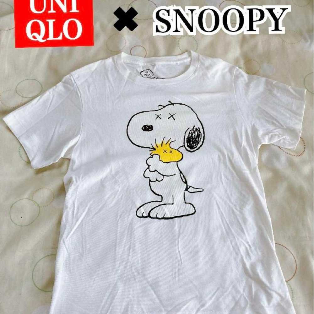 UNIQLO Snoopy collaboration T-shirt White Short S… - image 1