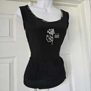 Whimsigoth 90s vtg cottage core tank top - image 1