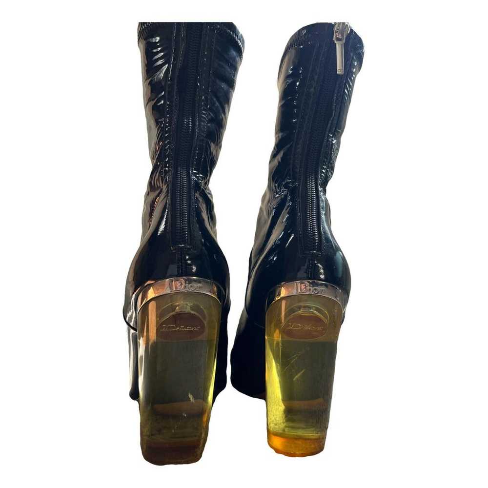 Dior Lucite patent leather boots - image 2