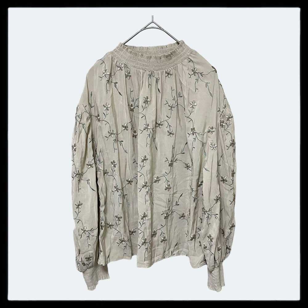 1763 Natural Couture [FREE] Long sleeve blouse wi… - image 1