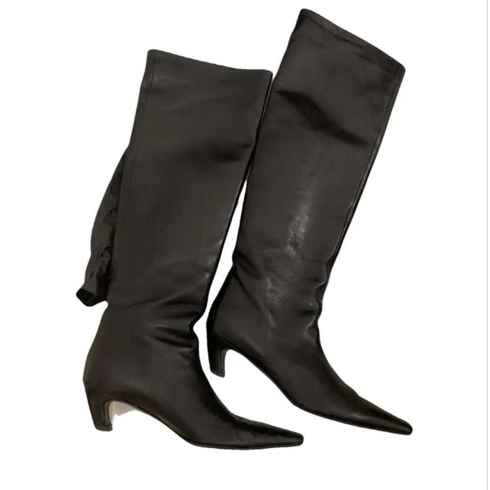 Khaite Leather riding boots - image 2