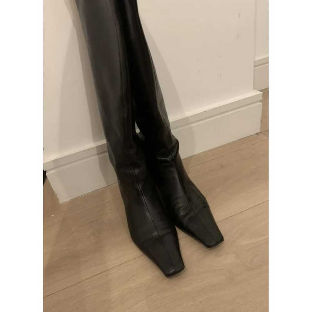 Khaite Leather riding boots - image 6