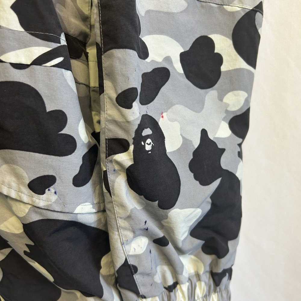 Bape Bape Early 2000s Grey Camo Snowboard Jacket - image 10