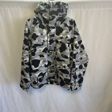 Bape Bape Early 2000s Grey Camo Snowboard Jacket - image 1