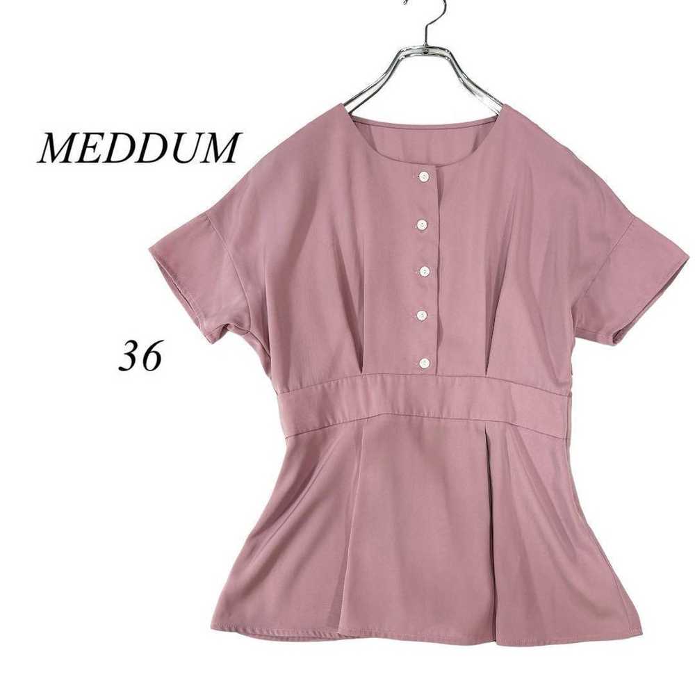 2449 Medum blouse short-sleeved pink tunic T-shir… - image 1