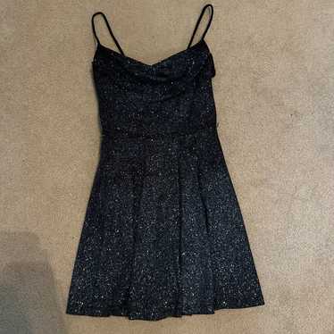 Grey/black Sparkly hoco Dress from Windsor