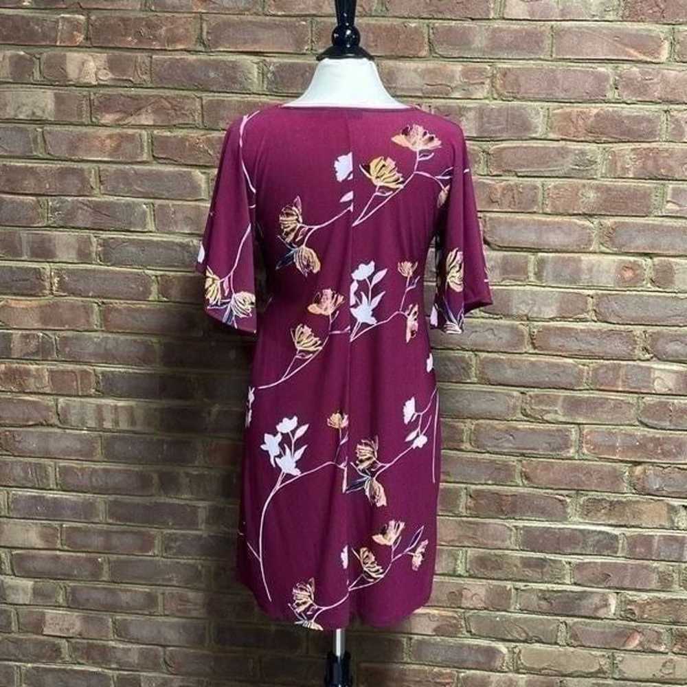 Apt.9 Floral Flutter Sleeve Dress Size Small - image 5