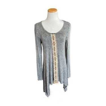 Womens Vintage Havanna Embroidered Distressed Sha… - image 1