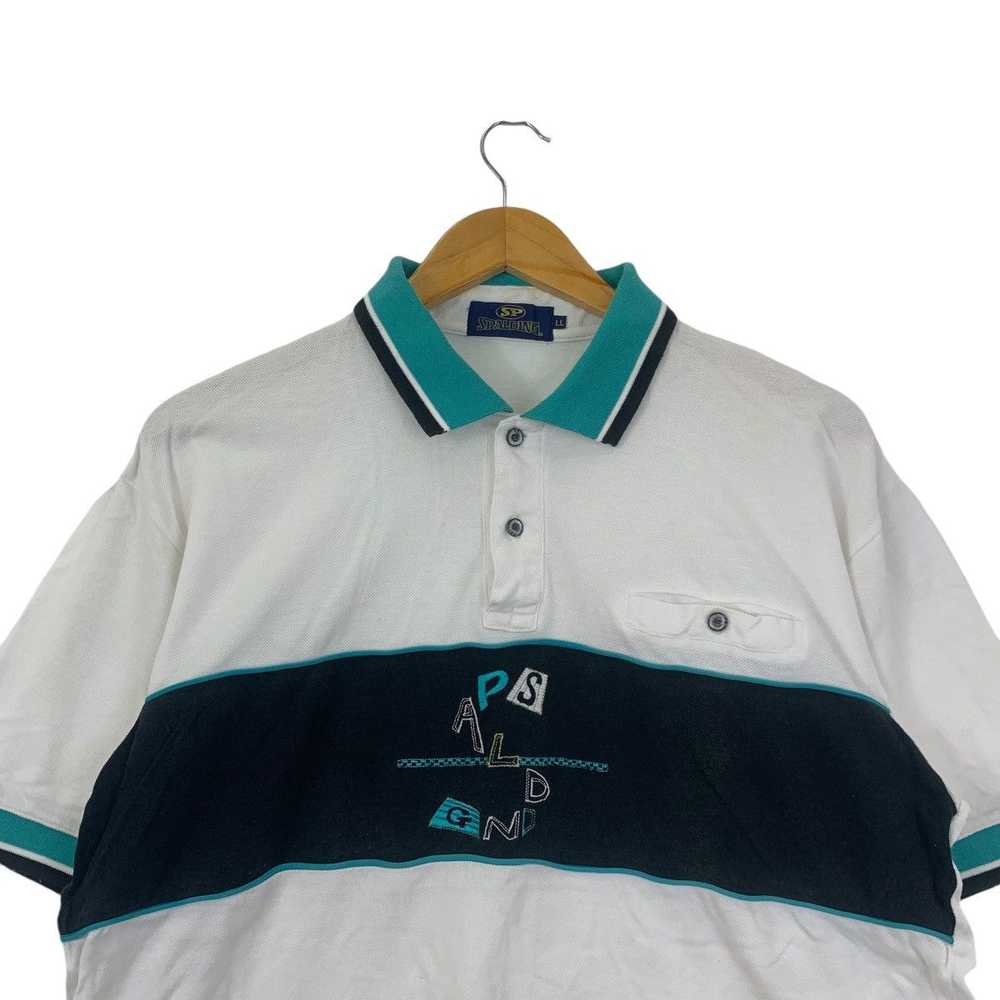 Spalding Vintage SPALDING TENNIS Twin Tipped Polo… - image 2