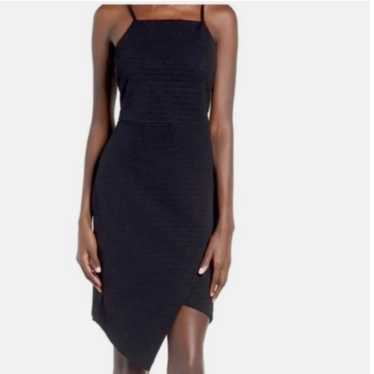 June & Hudson Black Asymmetrical Cocktail Dress S… - image 1