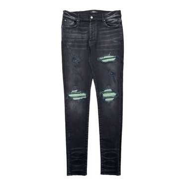 Amiri Amiri MX1 Green Ultra Suede Repair Jeans Ag… - image 1