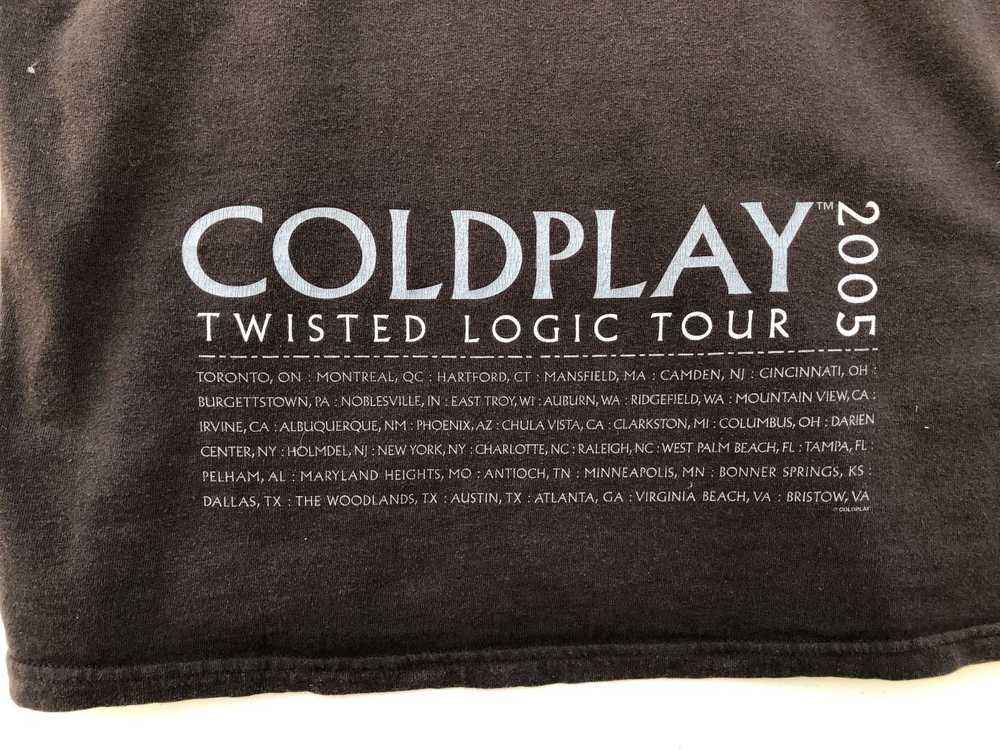 Band Tees × Vintage VINTAGE Y2K 05’ COLDPLAY LINE… - image 5