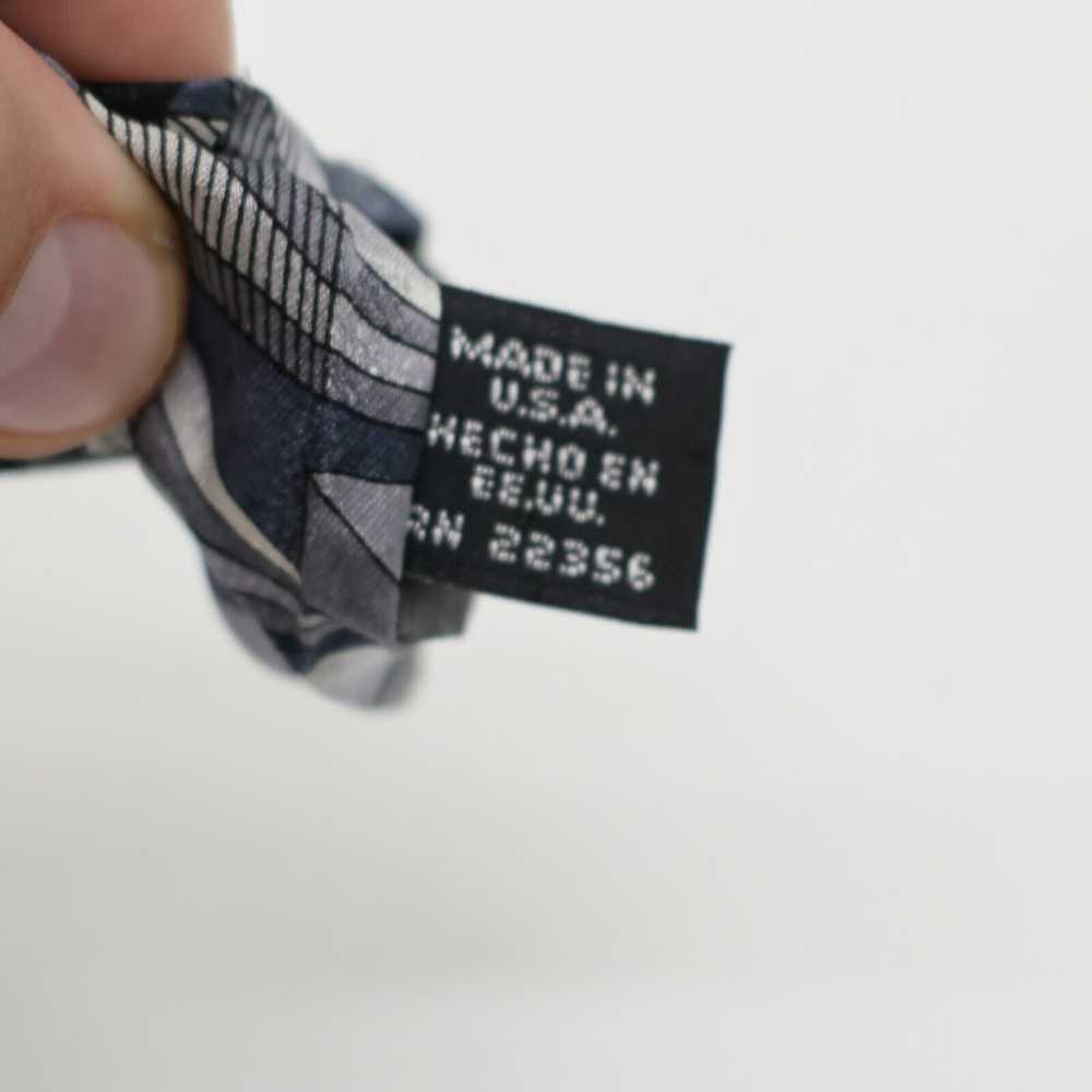 Albert Nipon Albert Nipon Abstract Geometric Silv… - image 4